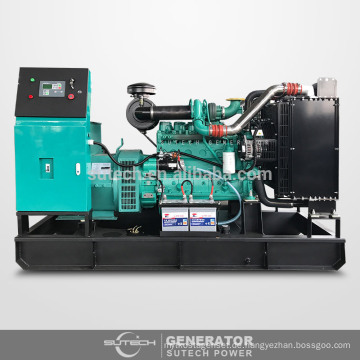 50HZ, Wechselstrom drei oder einphasig! Offener Dieselgenerator mit 150 kW, angetrieben von CUMMINS Motor 6CTA8.3.-G2